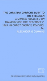 the christian churchs duty to the freedmen a sermon preached on thanksgiving_cover