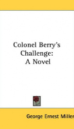 colonel berrys challenge a novel_cover