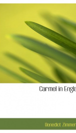 carmel in england_cover