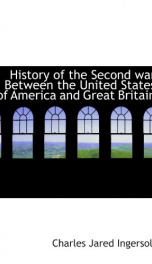 history of the second war between the united states of america and great britain_cover