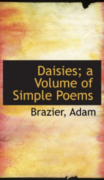 daisies a volume of simple poems_cover