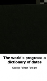 the worlds progress a dictionary of dates_cover