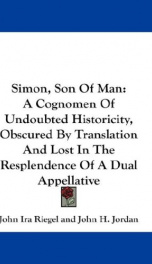 simon son of man a cognomen of undoubted historicity obscured by translation_cover