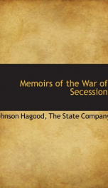 memoirs of the war of secession_cover