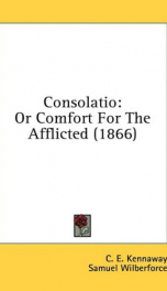 consolatio or comfort for the afflicted_cover