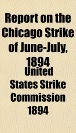 report on the chicago strike of june july 1894_cover