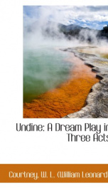 undine a dream play in three acts_cover