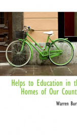 helps to education in the homes of our country_cover