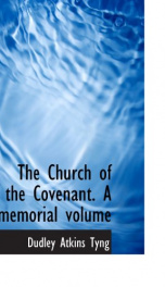 the church of the covenant a memorial volume_cover