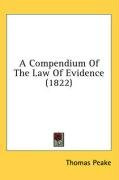 a compendium of the law of evidence_cover
