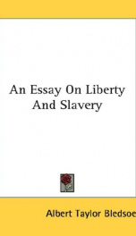 an essay on liberty and slavery_cover