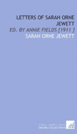 letters of sarah orne jewett_cover