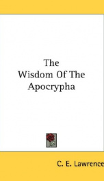 the wisdom of the apocrypha_cover