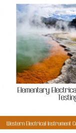 elementary electrical testing_cover