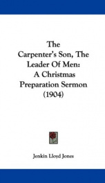 the carpenters son the leader of men a christmas preparation sermon_cover