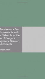 a treatise on a box of instruments and the slide rule for the use of gaugers_cover