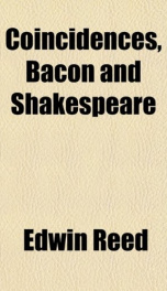 coincidences bacon and shakespeare_cover