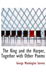 the king and the harper together with other poems_cover