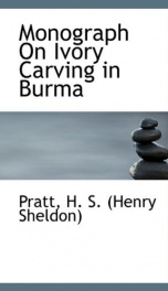 monograph on ivory carving in burma_cover
