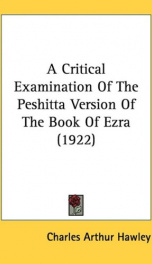 a critical examination of the peshitta version of the book of ezra_cover
