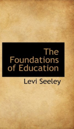 the foundations of education_cover