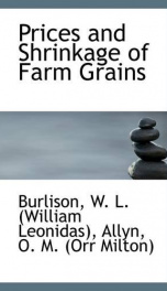 prices and shrinkage of farm grains_cover