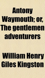 antony waymouth or the gentlemen adventurers_cover