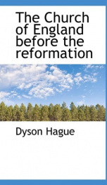 the church of england before the reformation_cover