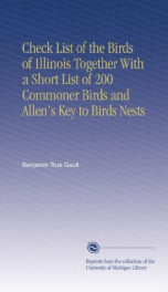 check list of the birds of illinois together with a short list of 200 commoner_cover