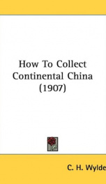how to collect continental china_cover