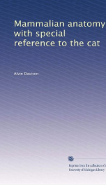 mammalian anatomy with special reference to the cat_cover