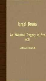 israel bruna an historical tragedy in five acts_cover