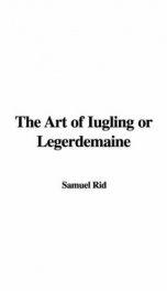 The Art of Iugling or Legerdemaine_cover