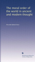 the moral order of the world in ancient and modern thought_cover