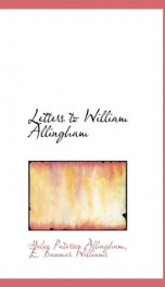 letters to william allingham_cover