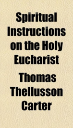 spiritual instructions on the holy eucharist_cover