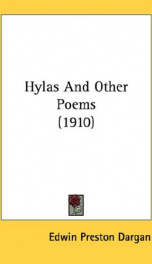 hylas and other poems_cover