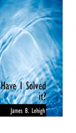 have i solved it_cover