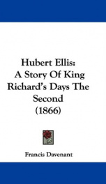 hubert ellis a story of king richards days the second_cover