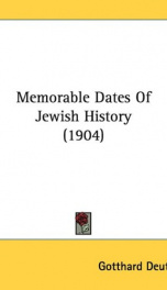 memorable dates of jewish history_cover