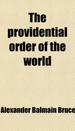 the providential order of the world_cover