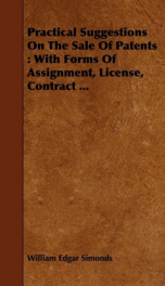 practical suggestions on the sale of patents with forms of assignment license_cover