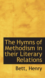 the hymns of methodism in their literary relations_cover