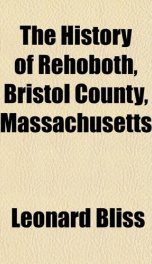 the history of rehoboth bristol county massachusetts_cover