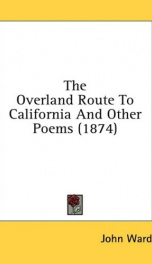 the overland route to california and other poems_cover