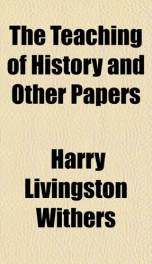 the teaching of history and other papers_cover