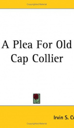 a plea for old cap collier_cover