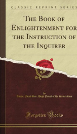 the book of enlightenment for the instruction of the inquirer_cover