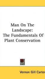 man on the landscape the fundamentals of plant conservation_cover