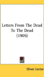 letters from the dead to the dead_cover